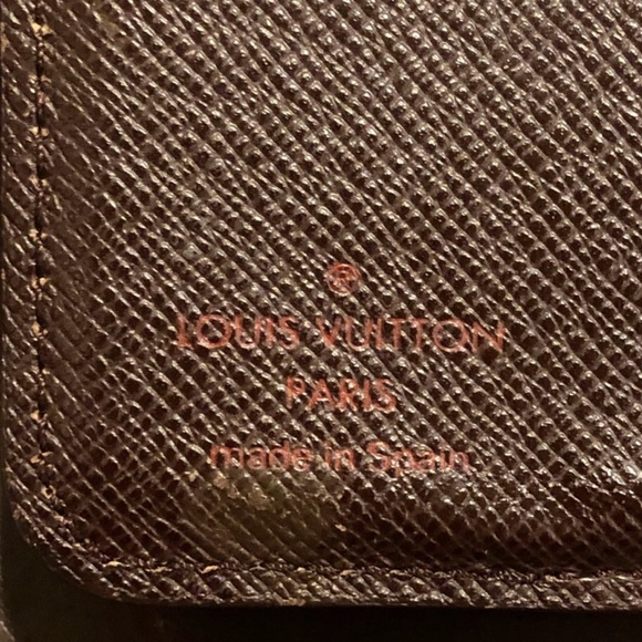 LOUIS VUITTON Damier Ebene Compact Bifold Wallet CA1011 Spain - Picture 12 of 17